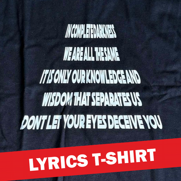 T-SHIRT avec paroles 