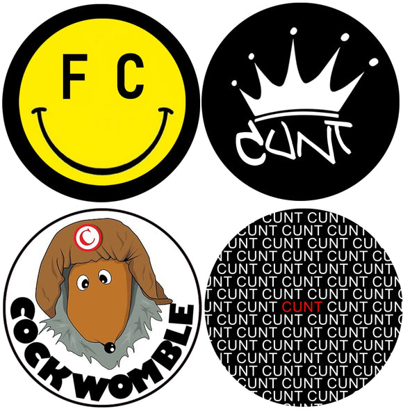 Pack de quatre badges « FC »