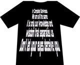 CAMISETA "In Complete Darkness" letra