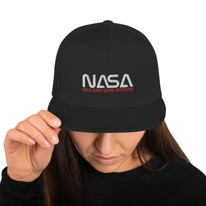 NASA Nice and Safe Attitude Snapback Hat