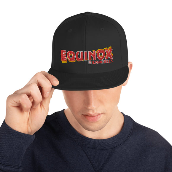 Casquette snapback brodée Equinox de Milwaukees