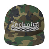 Technics Dots Design Snapback Hat