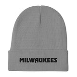 Bonnet brodé Milwaukees (logo noir)