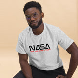 T-shirt classique pour hommes 100 % coton NASA Nice And Safe Attitude