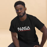 T-shirt classique pour hommes 100 % coton NASA Nice and Safe Attitude