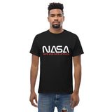 T-shirt classique pour hommes 100 % coton NASA Nice and Safe Attitude