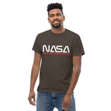 T-shirt classique pour hommes 100 % coton NASA Nice and Safe Attitude