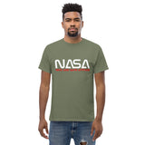 T-shirt classique pour hommes 100 % coton NASA Nice and Safe Attitude