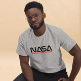 T-shirt classique pour hommes 100 % coton NASA Nice And Safe Attitude