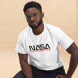 T-shirt classique pour hommes 100 % coton NASA Nice And Safe Attitude