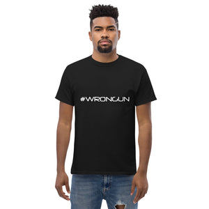 T-shirt #WRONGUN (logo blanc)