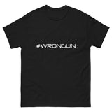 T-shirt #WRONGUN (logo blanc)