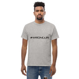 Camiseta #WRONGUN (logotipo negro)