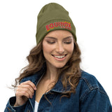 Milwaukees Equinox Embroided ribbed beanie