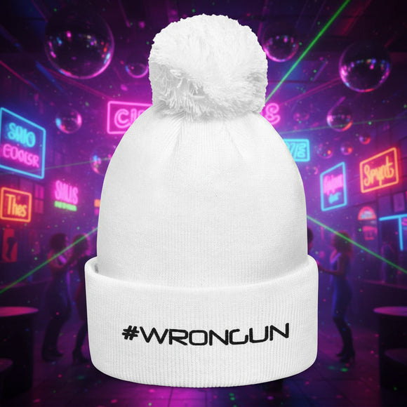 #WRONGUN Pom Pom Beanie