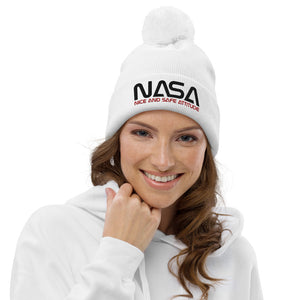 NASA Nice and Safe Attitude Pom Pom Beanie