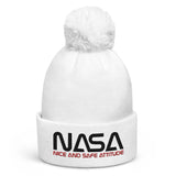 NASA Nice and Safe Attitude Pom Pom Beanie