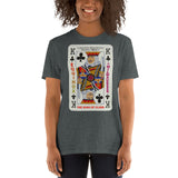 Camiseta unisex Tarjeta del Rey de Tréboles de los Milwaukees