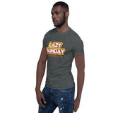 T-shirt unisexe à manches courtes LAZY SUNDAY