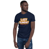 T-shirt unisexe à manches courtes LAZY SUNDAY