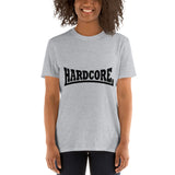 Camiseta unisex HARDCORE (logotipo negro)