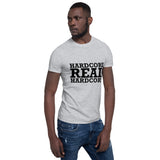 Camiseta unisex Hardcore Real Hardcore (logotipo negro)