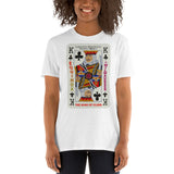 Camiseta unisex Tarjeta del Rey de Tréboles de los Milwaukees