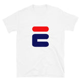 Fila E T-shirt unisexe à manches courtes