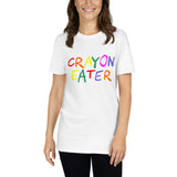 Crayon Eater T-shirt unisexe à manches courtes