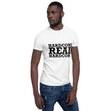 Camiseta unisex Hardcore Real Hardcore (logotipo negro)