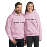 #WRONGUN Sudadera con capucha unisex (logotipo negro)