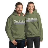 Sudadera con capucha unisex Technics Dots Design