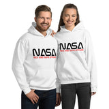 Sweat à capuche unisexe NASA Nice and Safe Attitude (logo noir/rouge)